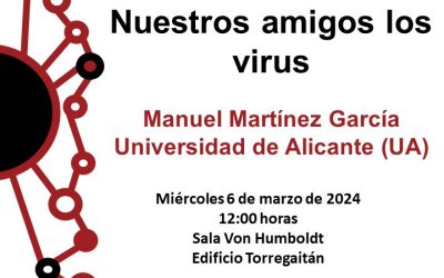 Nuevo seminario en IDiBE: Nuestros amigos los virus