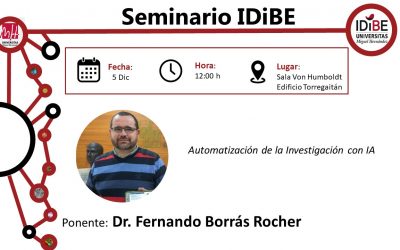 Seminario IDiBE: Aprende de expertos sobre la automatización con IA