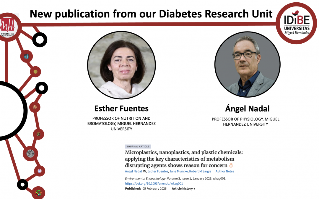 New publication from our Diabetes Research Unit at IDiBE in Environmental Endocrinology